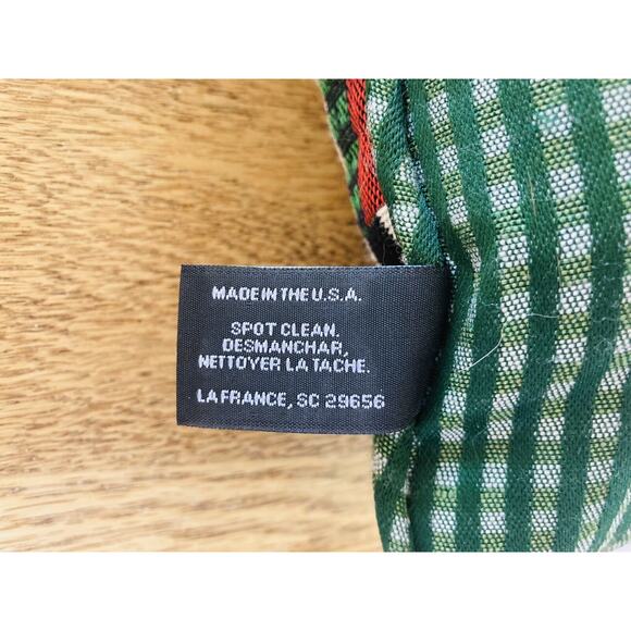 La France Home Tapestry Decorative Throw Pillow Kitty Cat Santa North Pole 2001 - Picture 4 of 10